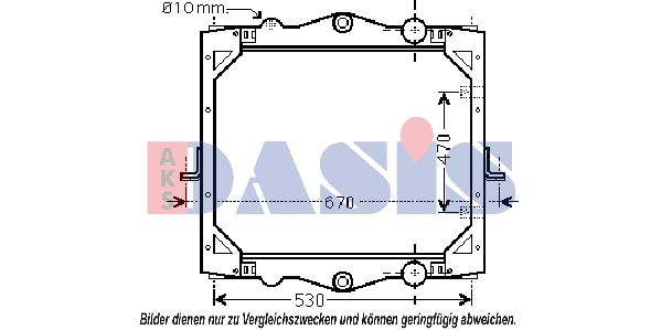 AKS DASIS radiatorius, variklio aušinimas 290014N